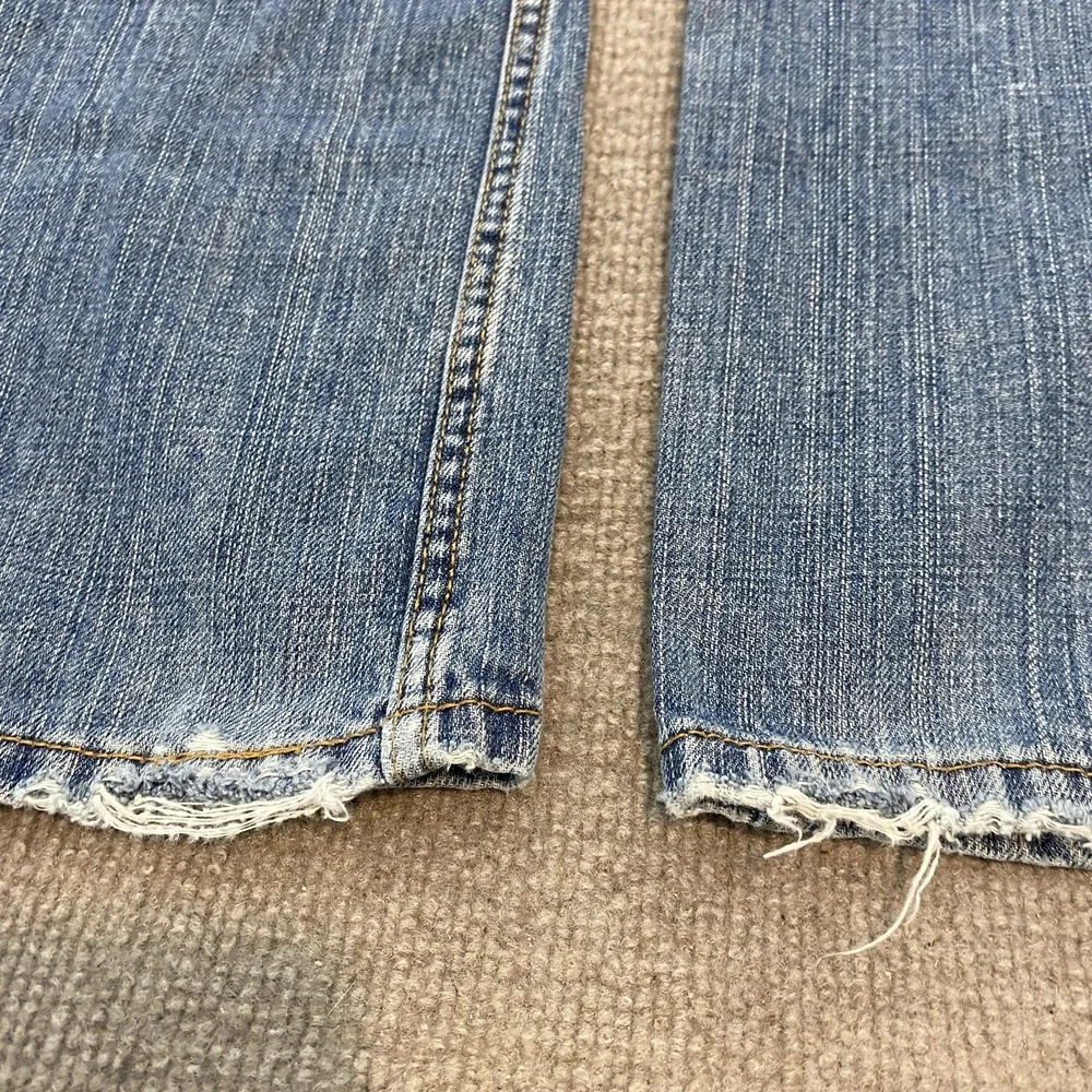Levis 559 Jeans Mens 34x29 Hemmed Blue Baggy Distressed Relaxed Straight Denim
